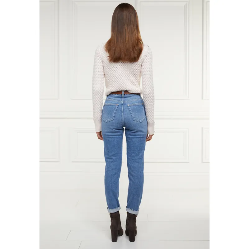 Holland Cooper High Rise Slim Jean - Vintage Indigo-1